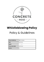 Whilsteblowing Policy